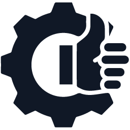 Thumbs up inside gear icon showing reliable septic service quality